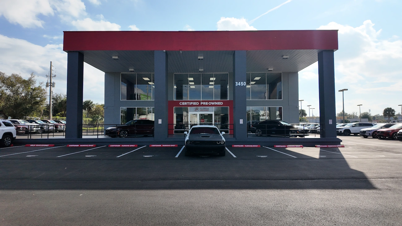 Car lots in Orlando, FL — Florida Preowned FP Certified inventory with a 125-point NIADA inspection, $0 hidden dealer fees, and all-credit financing