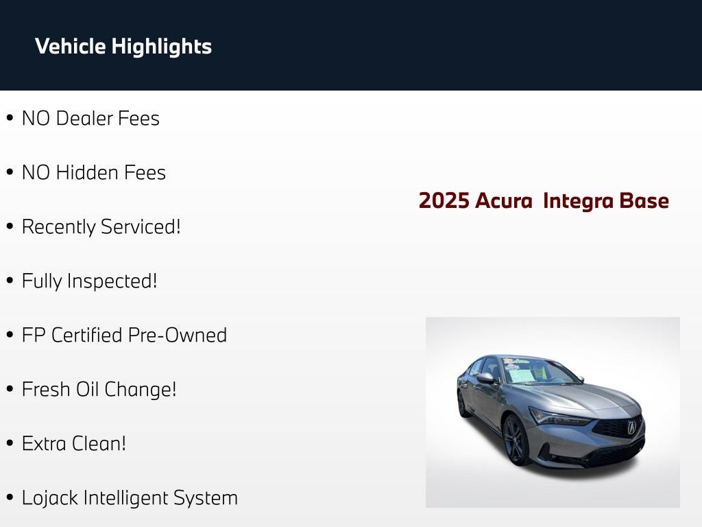 2025 Acura Integra A-Spec Package