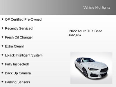 2022 Acura TLX A-Spec Package SH-AWD