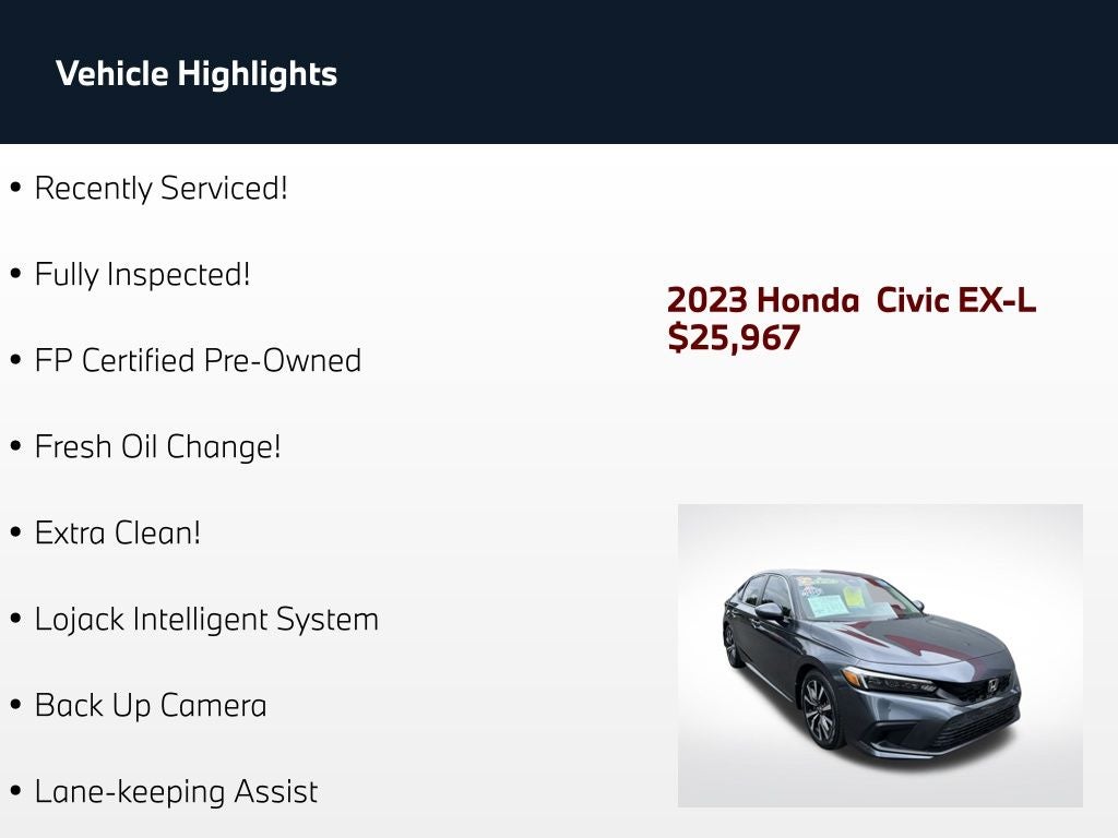 2023 Honda Civic EX-L