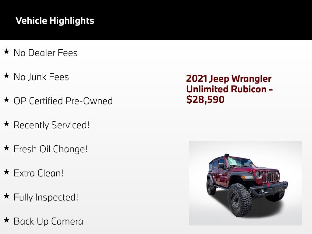2021 Jeep Wrangler Unlimited Rubicon