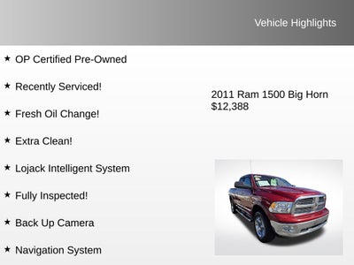 2011 RAM 1500 Big Horn