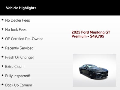 2025 Ford Mustang GT Premium