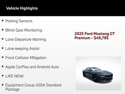 2025 Ford Mustang GT Premium