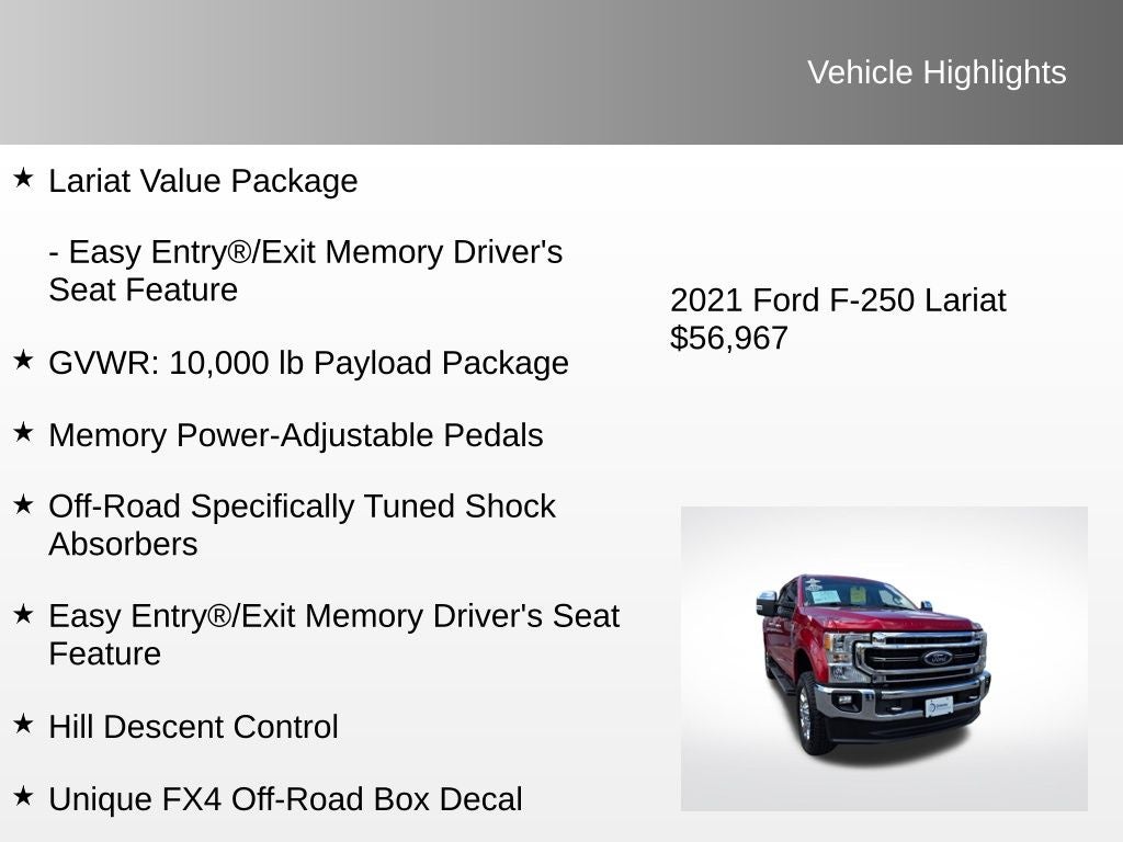2021 Ford F-250SD Lariat