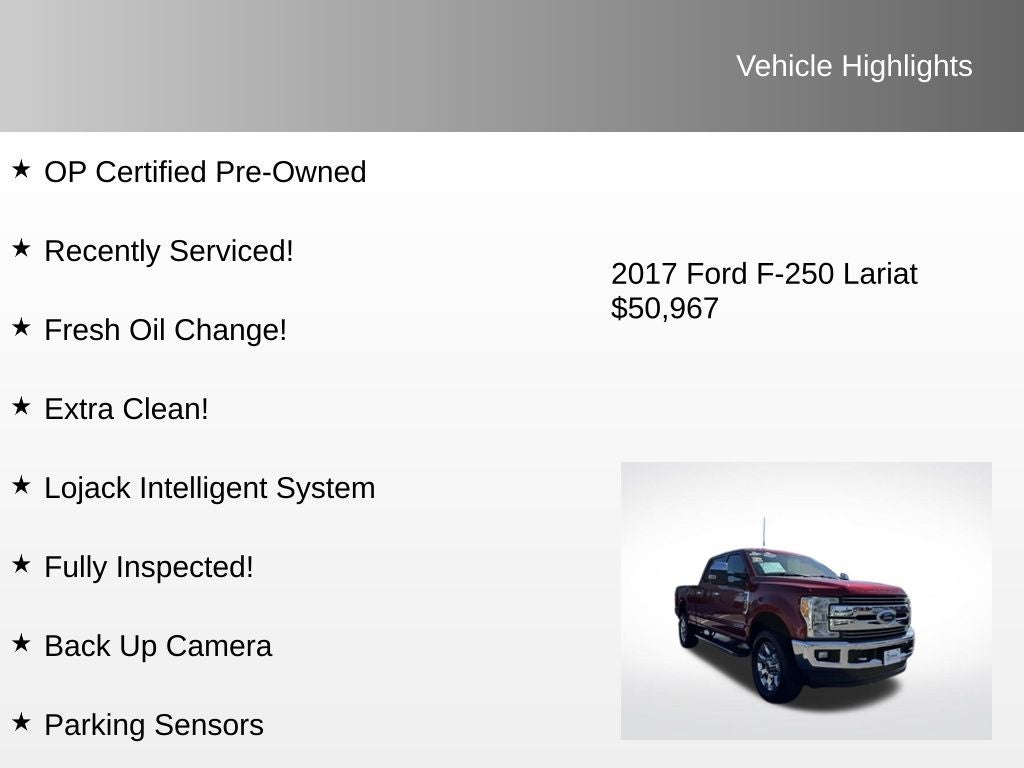 2017 Ford F-250SD Lariat