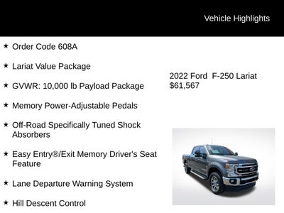 2022 Ford F-250SD Lariat