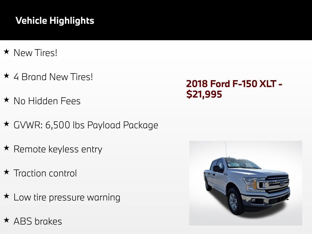 2018 Ford F-150 XLT