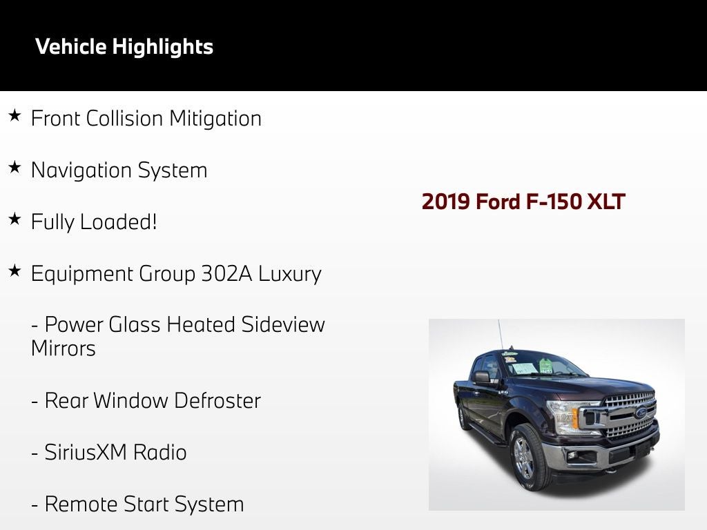 2019 Ford F-150 XLT