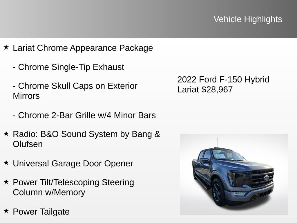 2022 Ford F-150 Lariat