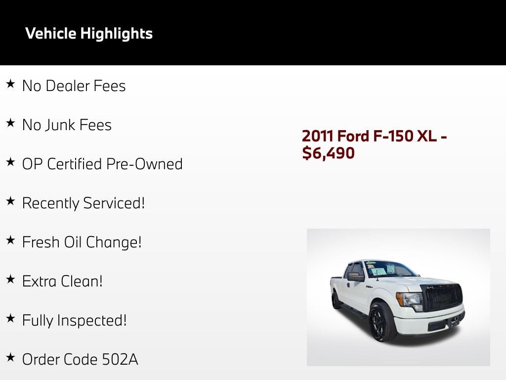 2011 Ford F-150 XL