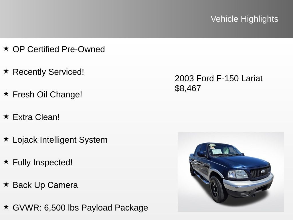 2003 Ford F-150 Lariat