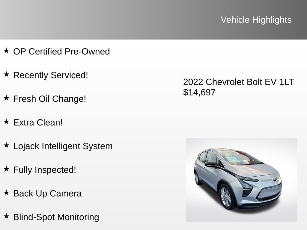 2022 Chevrolet Bolt EV 1LT