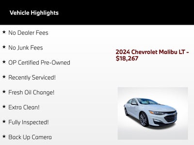2024 Chevrolet Malibu LT 2LT