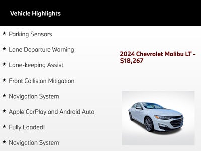2024 Chevrolet Malibu LT 2LT