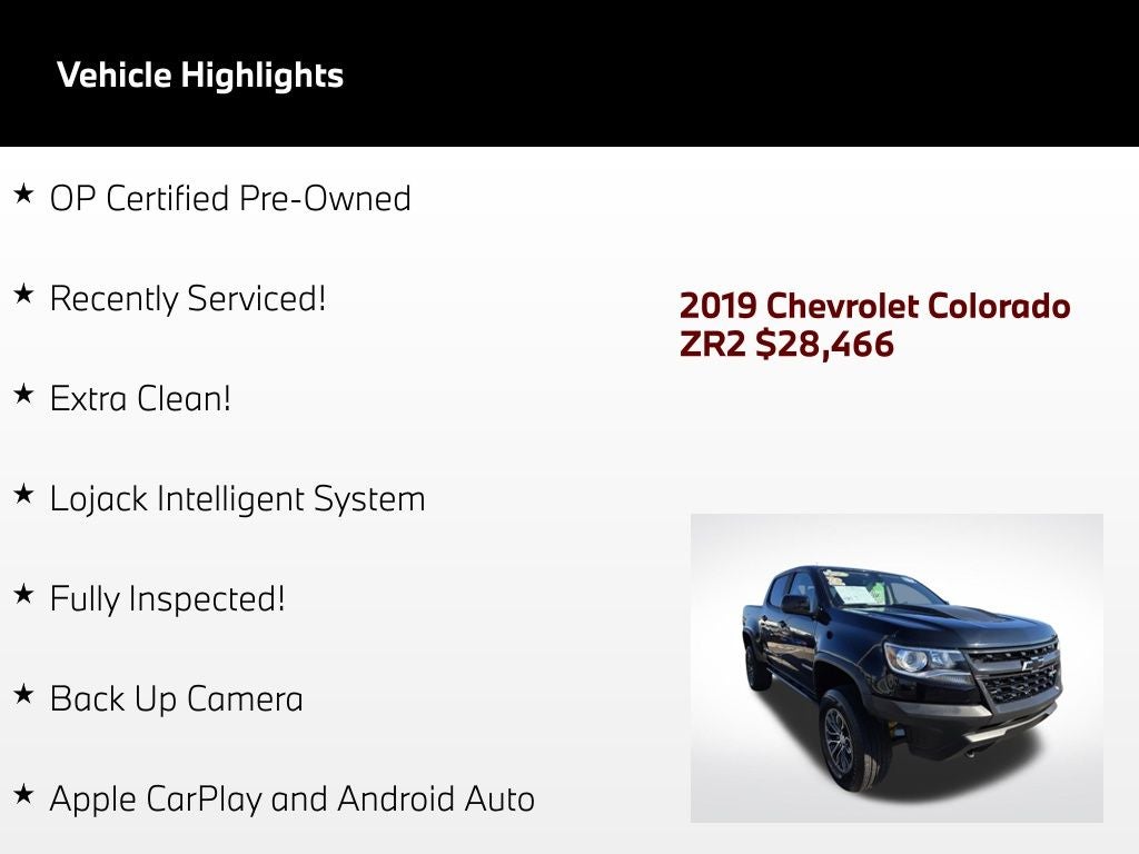 2019 Chevrolet Colorado ZR2