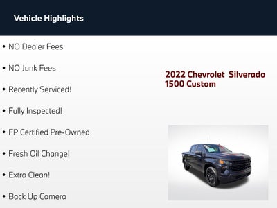 2022 Chevrolet Silverado 1500 Custom