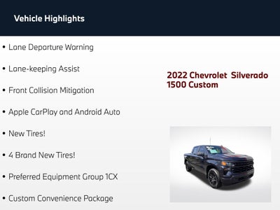 2022 Chevrolet Silverado 1500 Custom