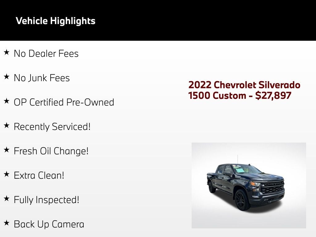 2022 Chevrolet Silverado 1500 Custom