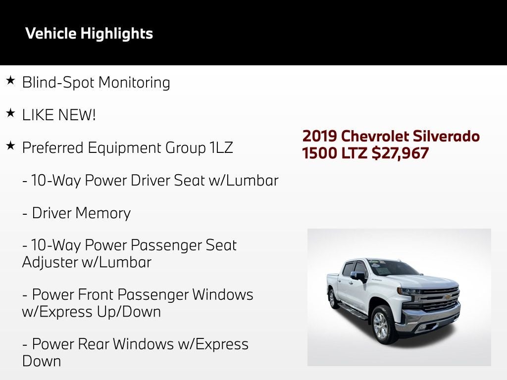 2019 Chevrolet Silverado 1500 LTZ