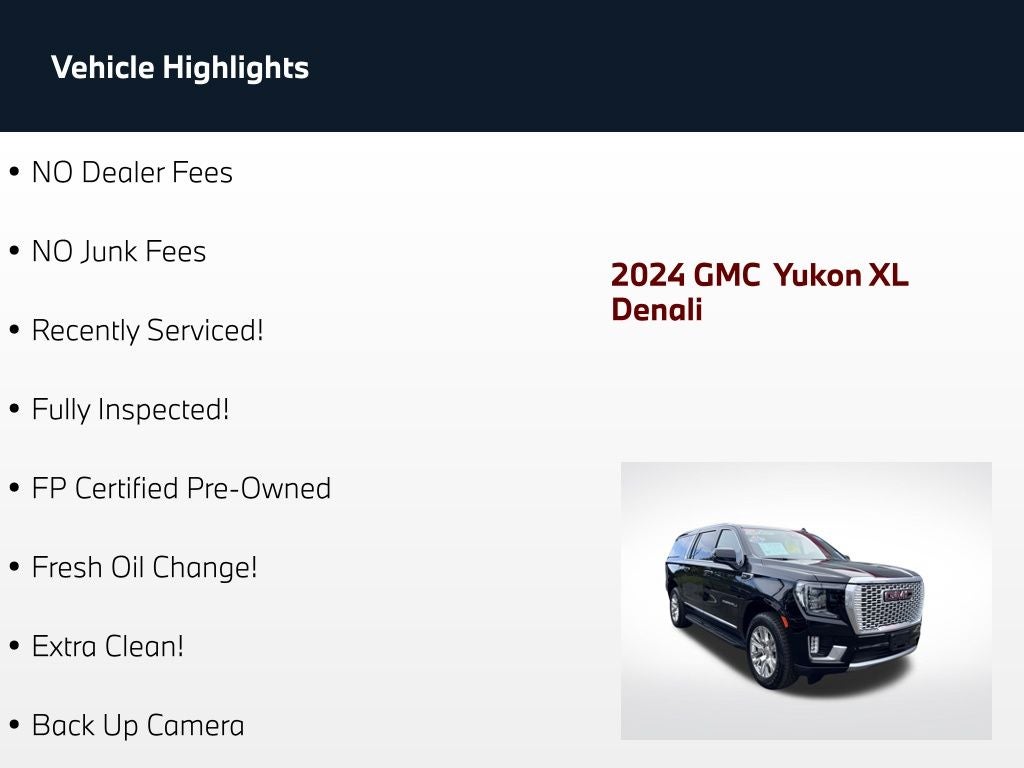 2024 GMC Yukon XL Denali