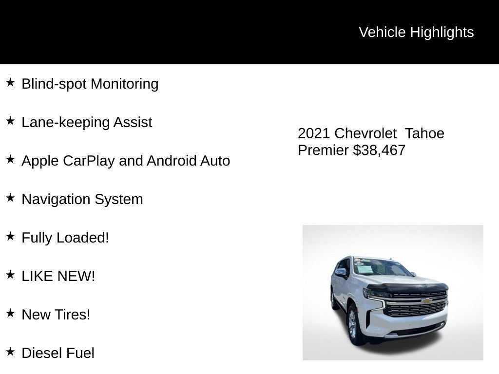 2021 Chevrolet Tahoe Premier