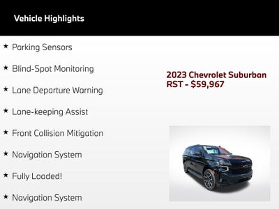 2023 Chevrolet Suburban RST