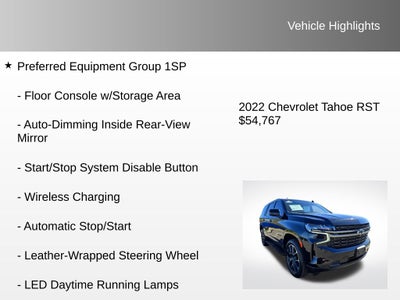 2022 Chevrolet Tahoe RST