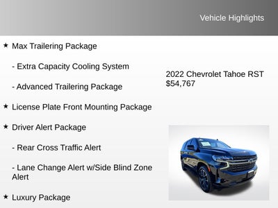 2022 Chevrolet Tahoe RST