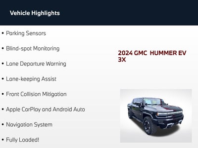 2024 GMC Hummer EV Pickup 3X