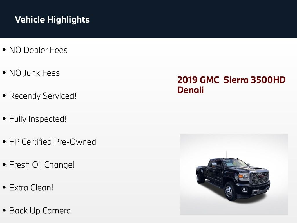 2019 GMC Sierra 3500HD Denali