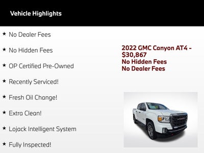 2022 GMC Canyon AT4 w/Leather