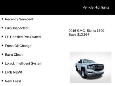 2016 GMC Sierra 1500 Base