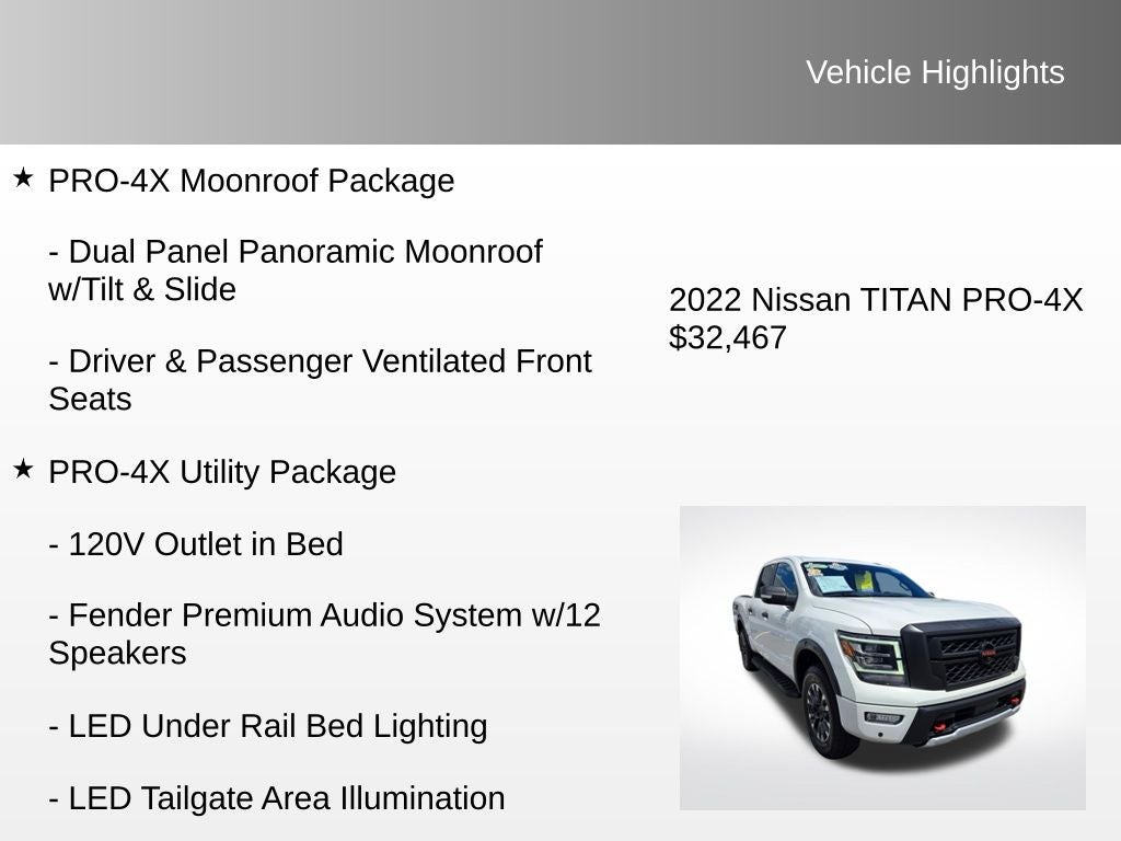 2022 Nissan Titan PRO-4X