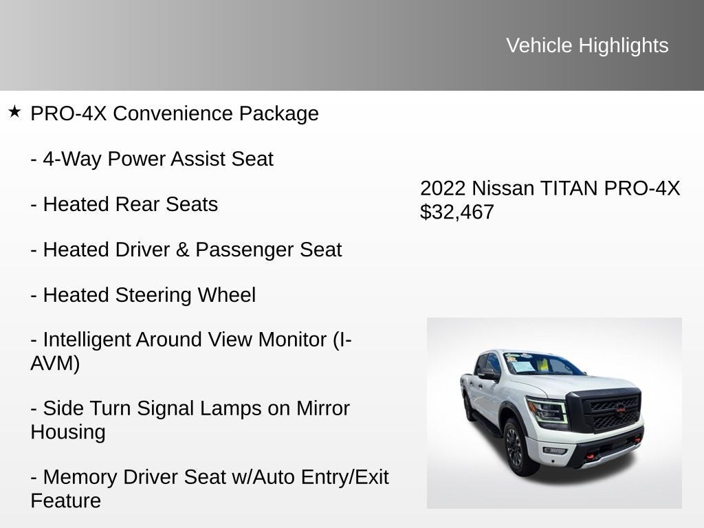 2022 Nissan Titan PRO-4X