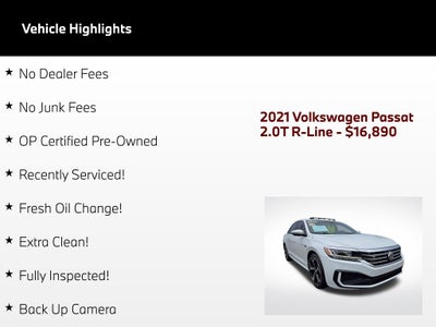 2021 Volkswagen Passat 2.0T R-Line