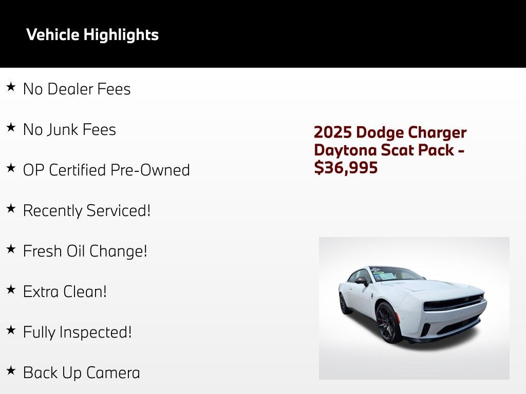 2025 Dodge Charger Daytona R/T Scat Pack