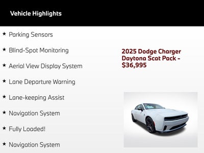 2025 Dodge Charger Daytona R/T Scat Pack