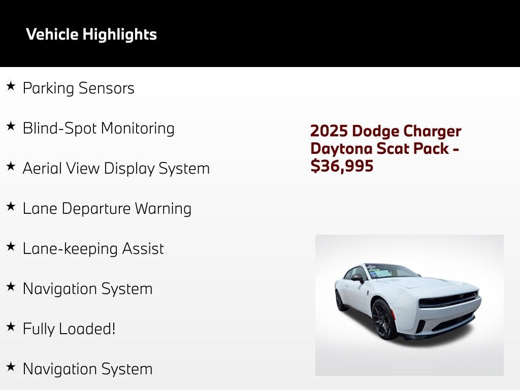 2025 Dodge Charger Daytona R/T Scat Pack