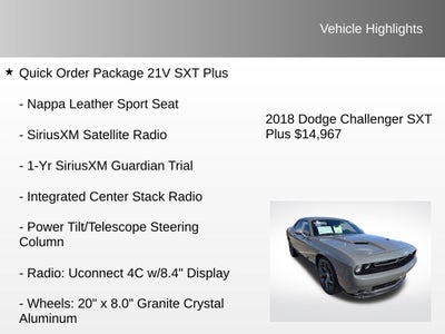 2018 Dodge Challenger SXT