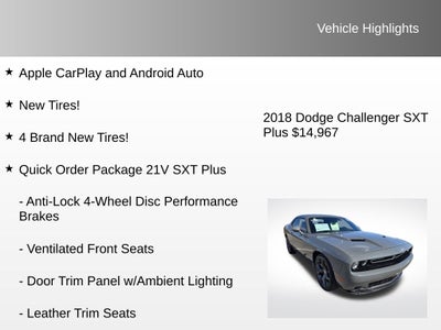 2018 Dodge Challenger SXT