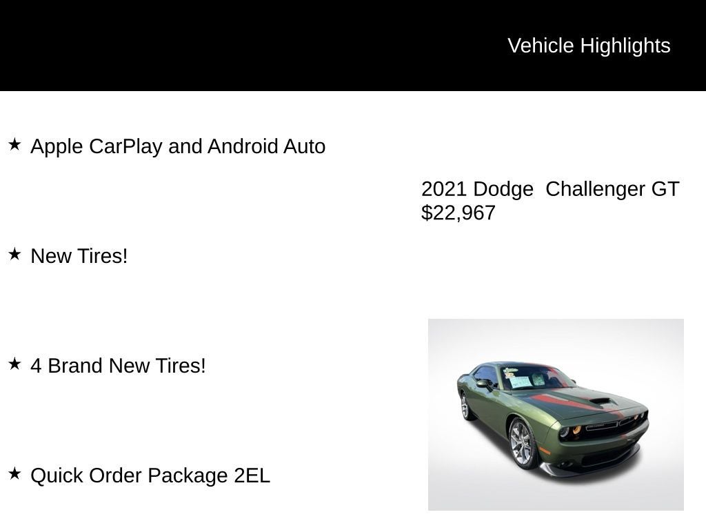 2021 Dodge Challenger GT