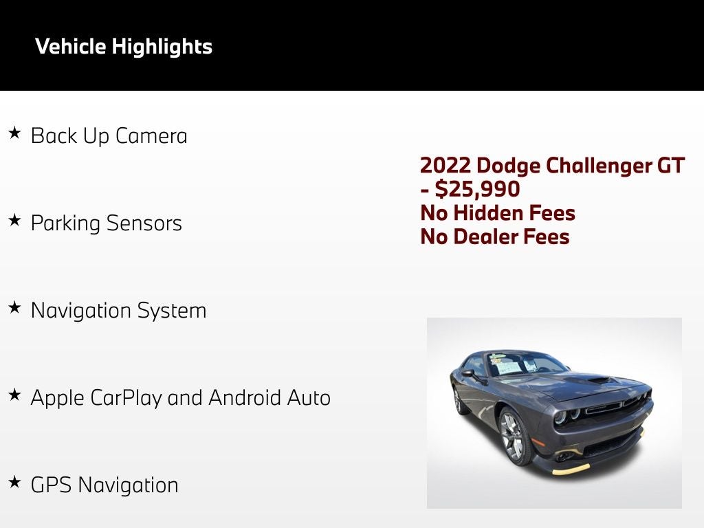 2022 Dodge Challenger GT
