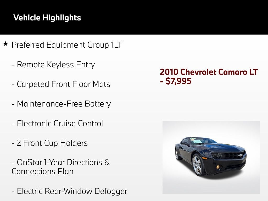 2010 Chevrolet Camaro 1LT