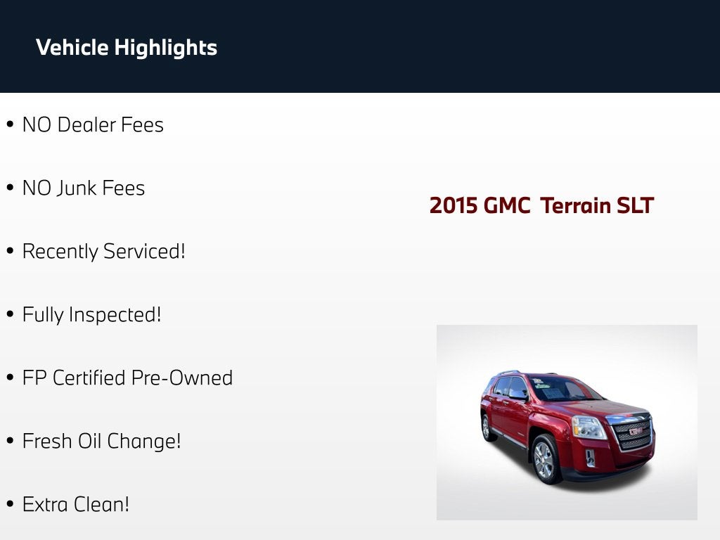2015 GMC Terrain SLT-2