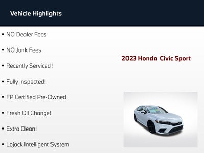 2023 Honda Civic Sport