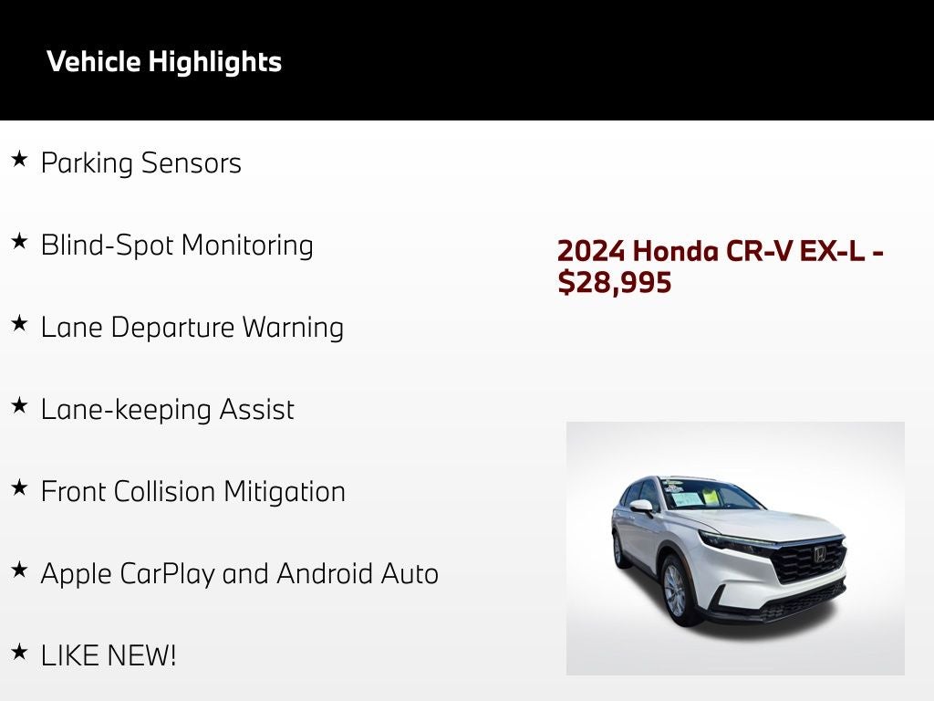 2024 Honda CR-V EX-L