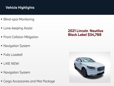 2021 Lincoln Nautilus Black Label