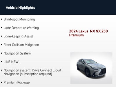 2024 Lexus NX 250 Premium
