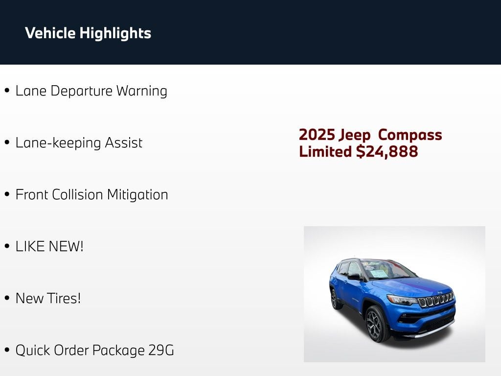 2025 Jeep Compass Limited